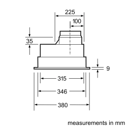 Встраиваемая вытяжка Siemens LB55565