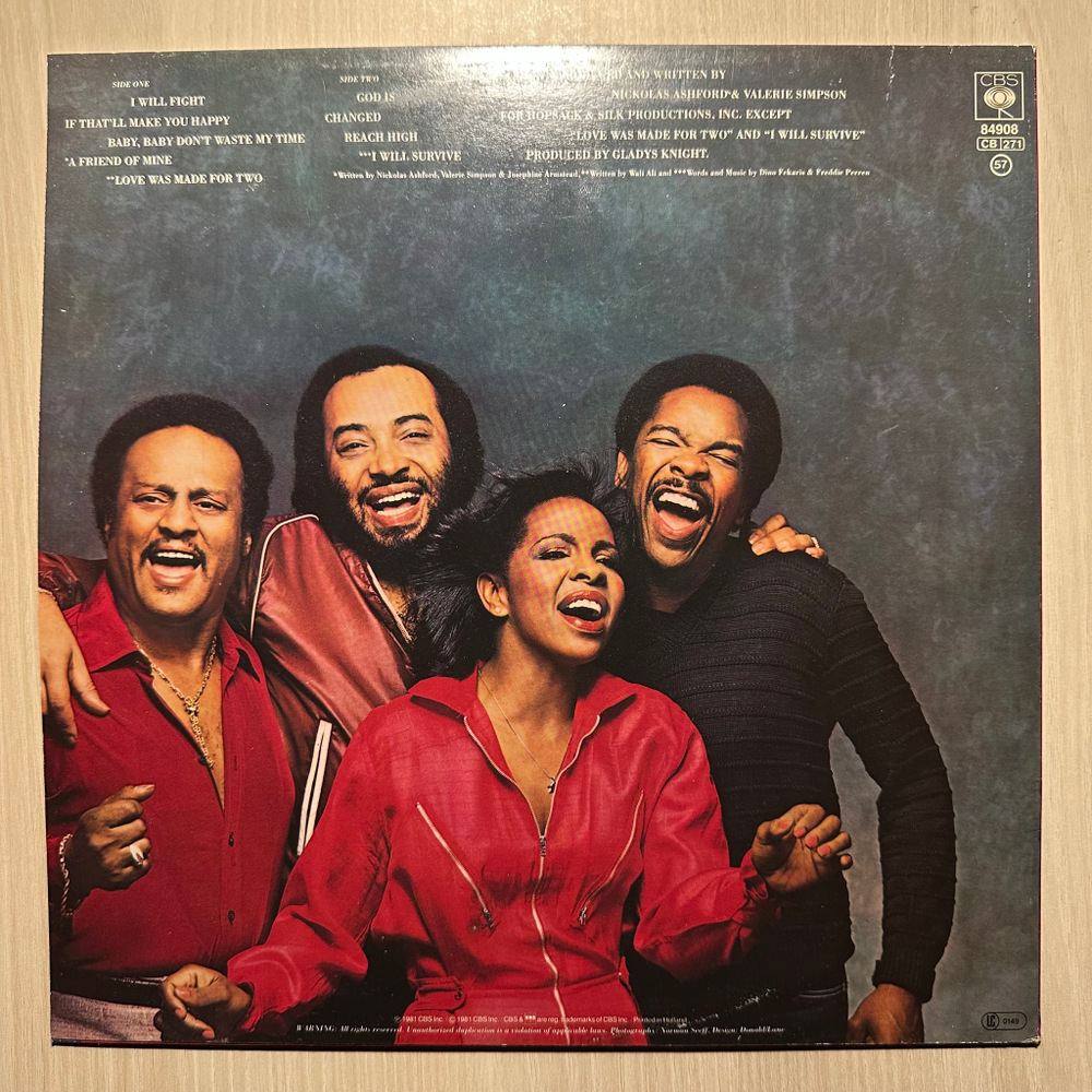 Gladys Knight & The Pips - Touch (Голландия 1981г.)