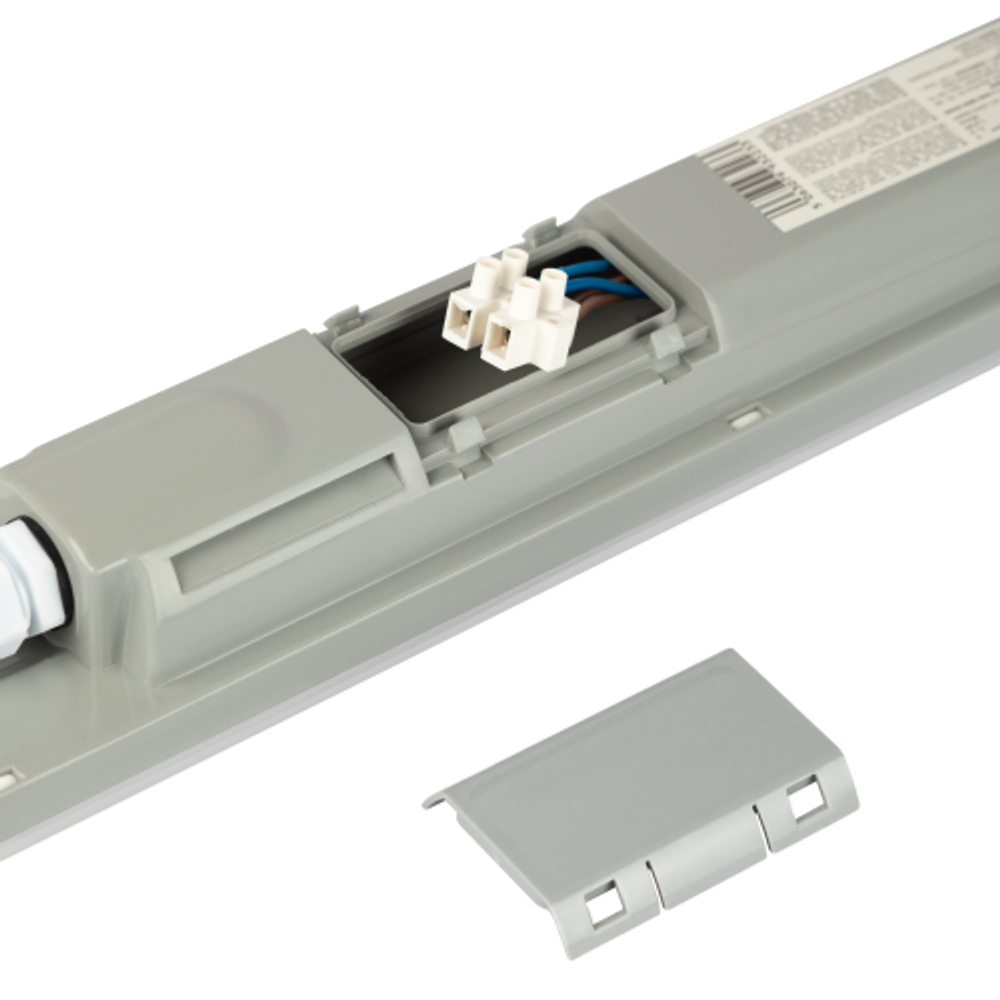 Линейный светодиодный светильник ЭРА SPP-202-0-40K-L18 18Вт 4000К IP65 600 матовый транзит гарантия 5 лет