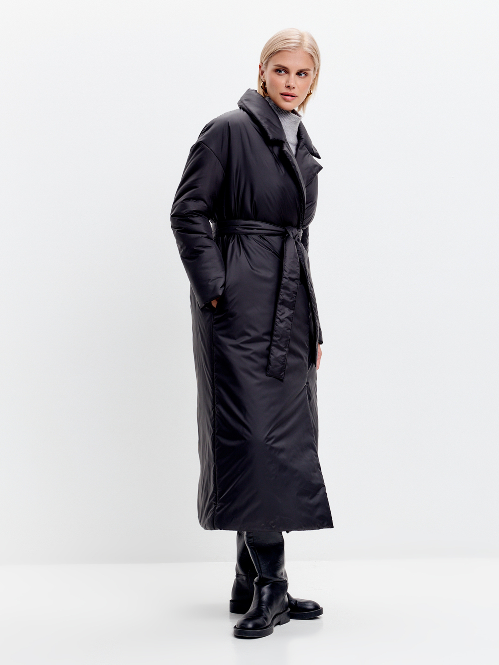 Trends Brands Base Пальто Жен 08_09_CT820_black Черный