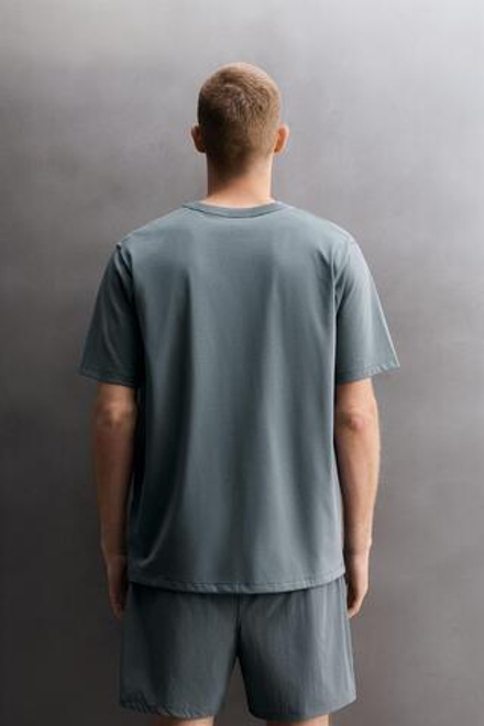 ZARA ФУТБОЛКА ДЛЯ ТРЕНИРОВОК COMFORT, СТАЛЬНОЙ СИНИЙ