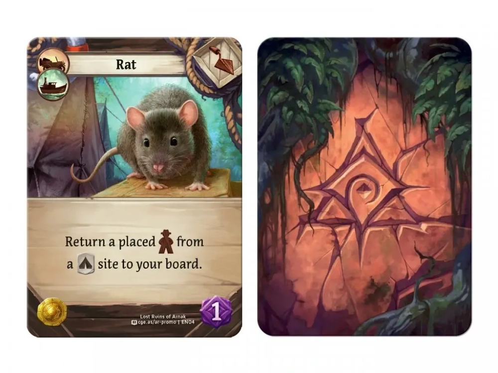 [Предзаказ] Lost Ruins of Arnak - Rat promo card