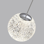 5007/5LA L-VISION ODL24 583 хром/металл/акрил Подвес LED 5W 4000K 365лм CRYSTAL