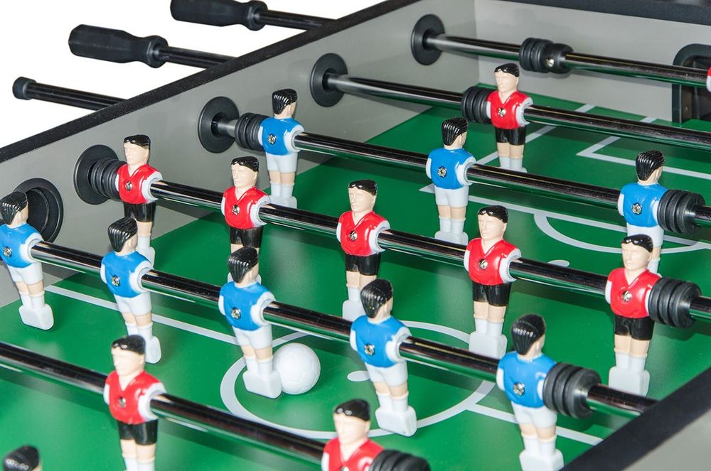 Настольный футбол (кикер) "Roma III" (140x76x87 см, серый)