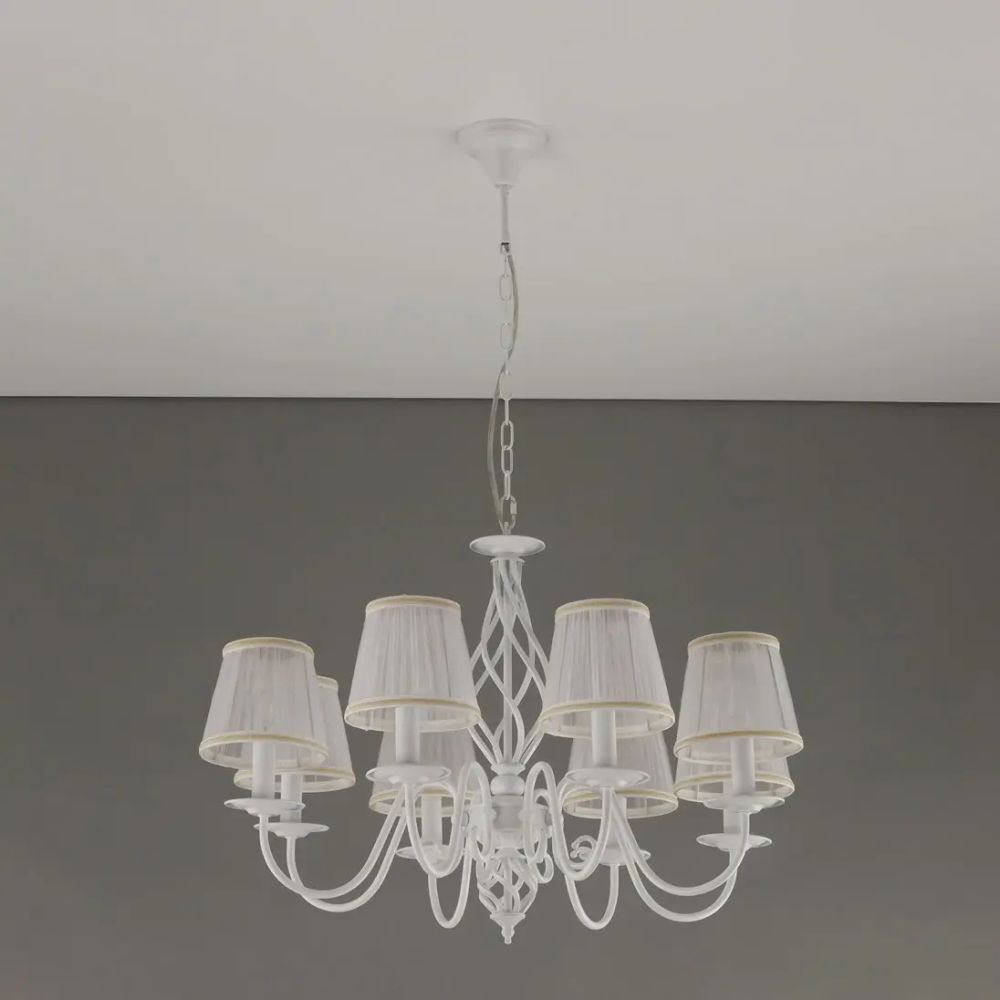 Citilux Ровена CL427180 Люстра с абажурами Белая