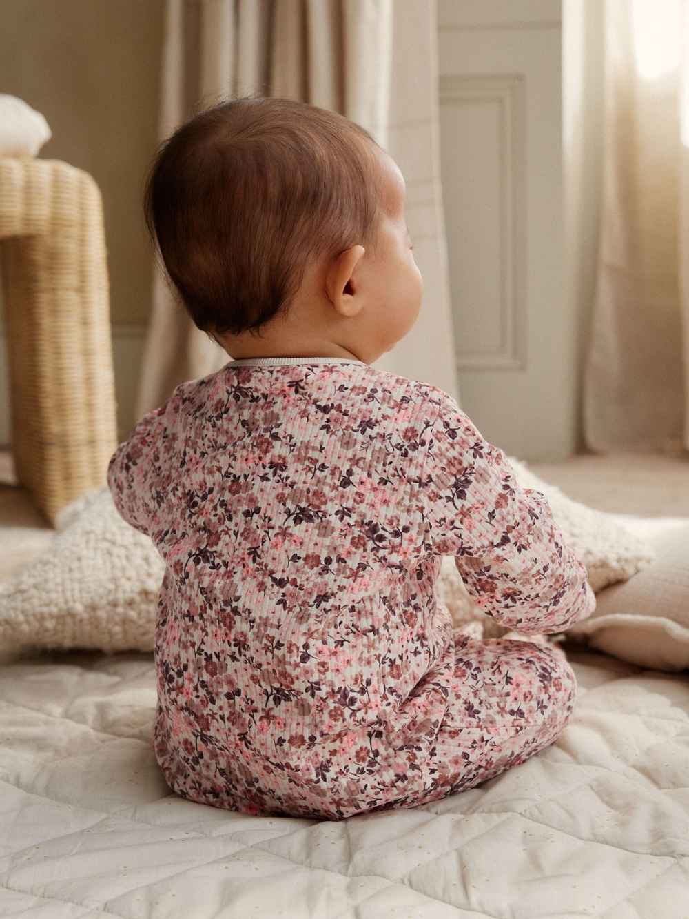 Комбинезон / Cлип для малышей Next F34-055, 5 шт., Розовый, Молочный