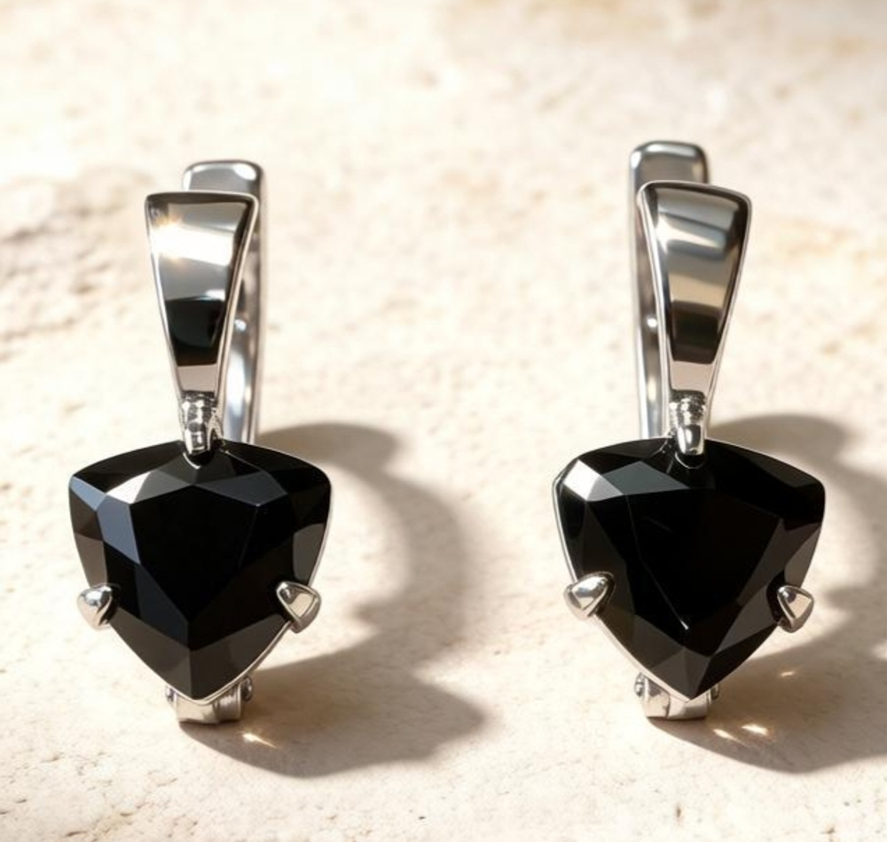 Ювелирные серьги из серебра 925 пробы