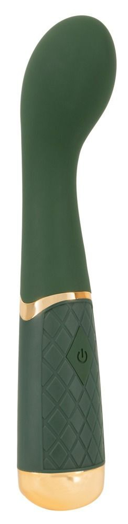 Зеленый стимулятор точки G Luxurious G-Spot Massager - 19,5 см.