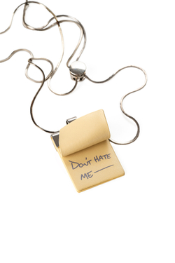 Подвеска-стикер "I'm sorry" YELLOW