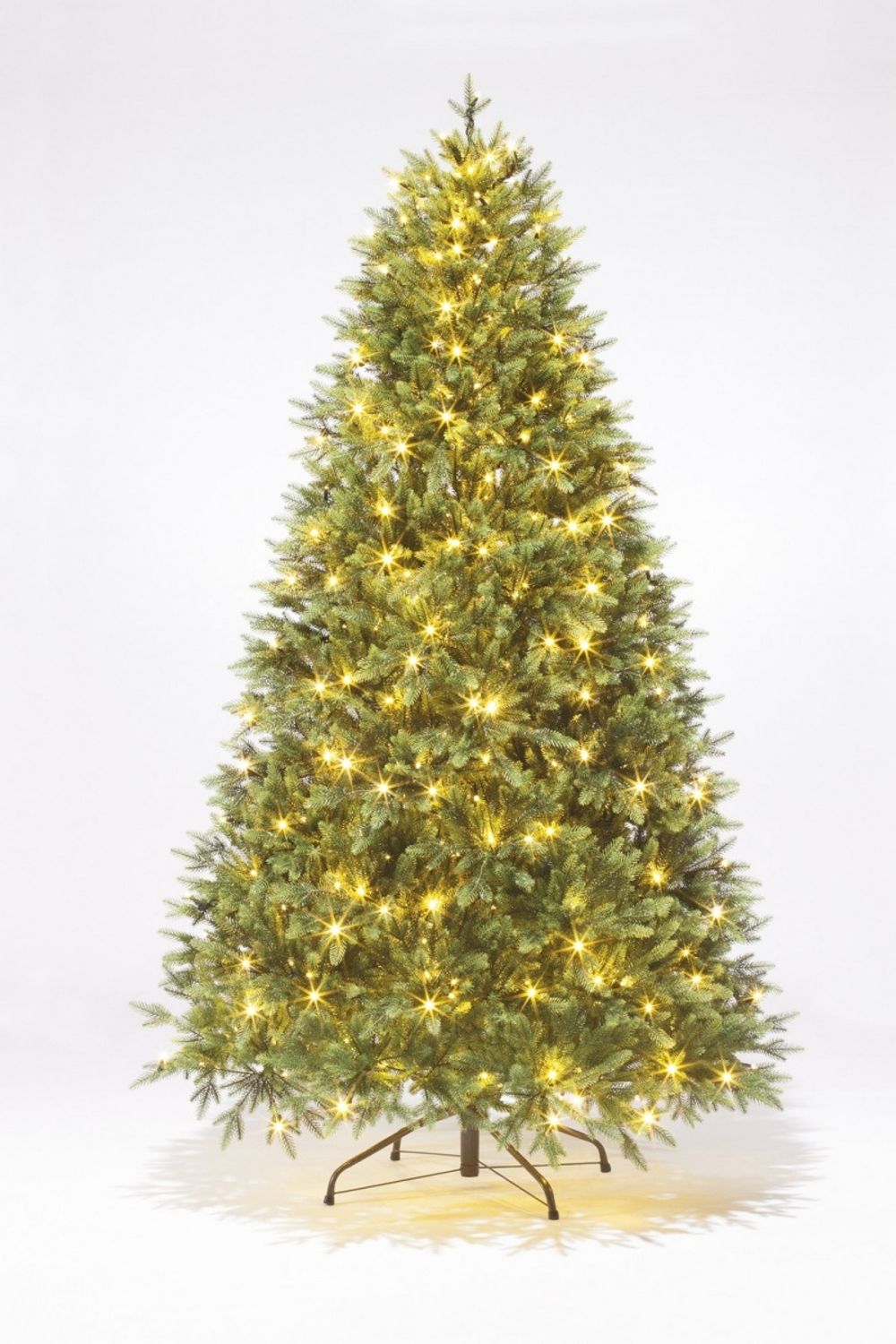 Елка с гирляндой встроенной «Юлия» (Литая хвоя) от 1,2 м до 3 м