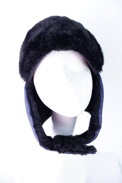 Шапка -ушанка СИРИУС зимняя на флисе, размер 60-62