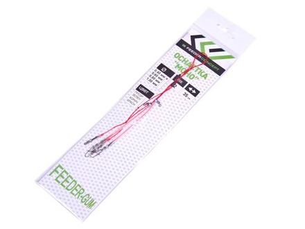 Оснастка фидер. FC FEEDER-GUM красная нить 40см 60г 2шт.