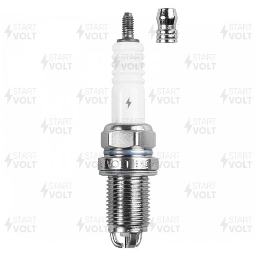 Свеча зажигания StartVolt VSP 0111 ВАЗ 2110-2112 зазор 1мм, 3-х электродные, с резистором 16 клап.