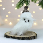 Подвеска «Новогодняя совушка» 10 см, Коричневый (микс дизайнов)