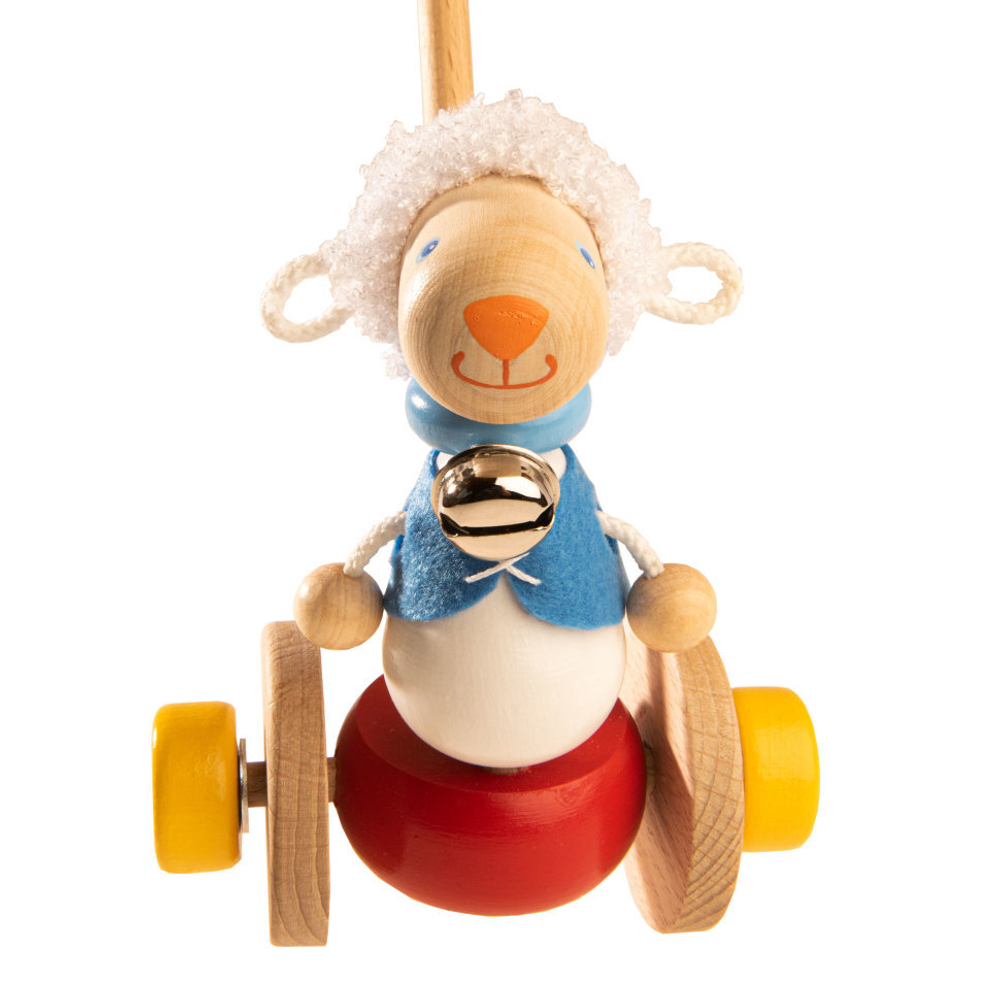 Каталка на палочке "Овечка Долли", Вальда