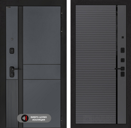 Эволаб 22 чёрный софт с молдингом