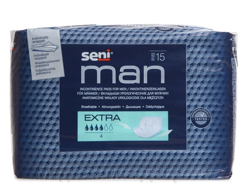 Прокладки урологические Seni man Extra air №15