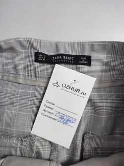 Брюки Zara в клетку 40 размер