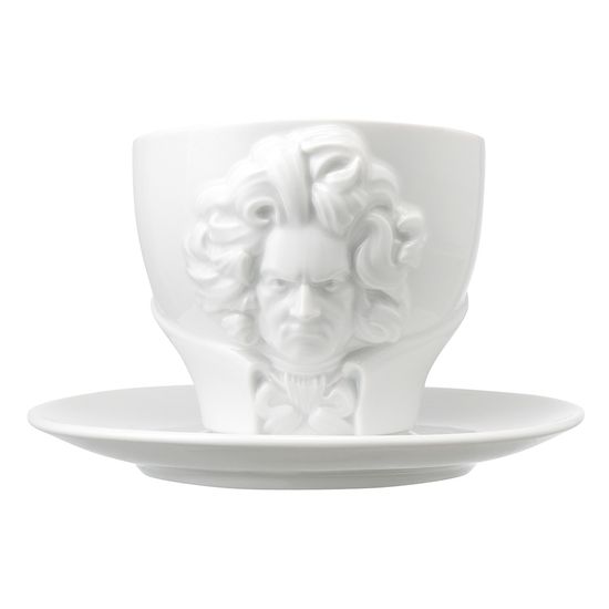 Чайная пара talent, ludwig van beethoven, 260 мл, белая