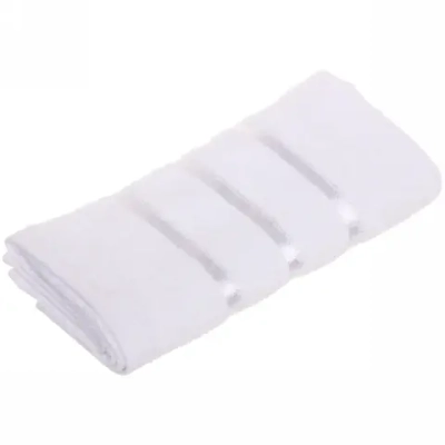 Полотенце махровое 50*90см «LUNA» цвет белый 01000 плотность 360гр/м2