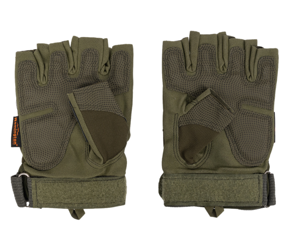 Перчатки Remington Tactical Gloves Half Finger Army Green р. S/М