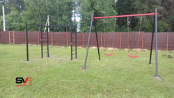 Монтаж уличных качелей Sv Sport