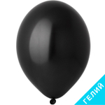 Воздушные шары Belbal, металлик 090 чёрный, 50 шт. размер 14" #1102-0059