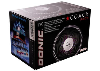 Donic P40+ 1* Coach (seam) 120pcs