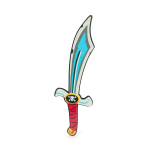 Сабля 43см, блистер SB11000-55