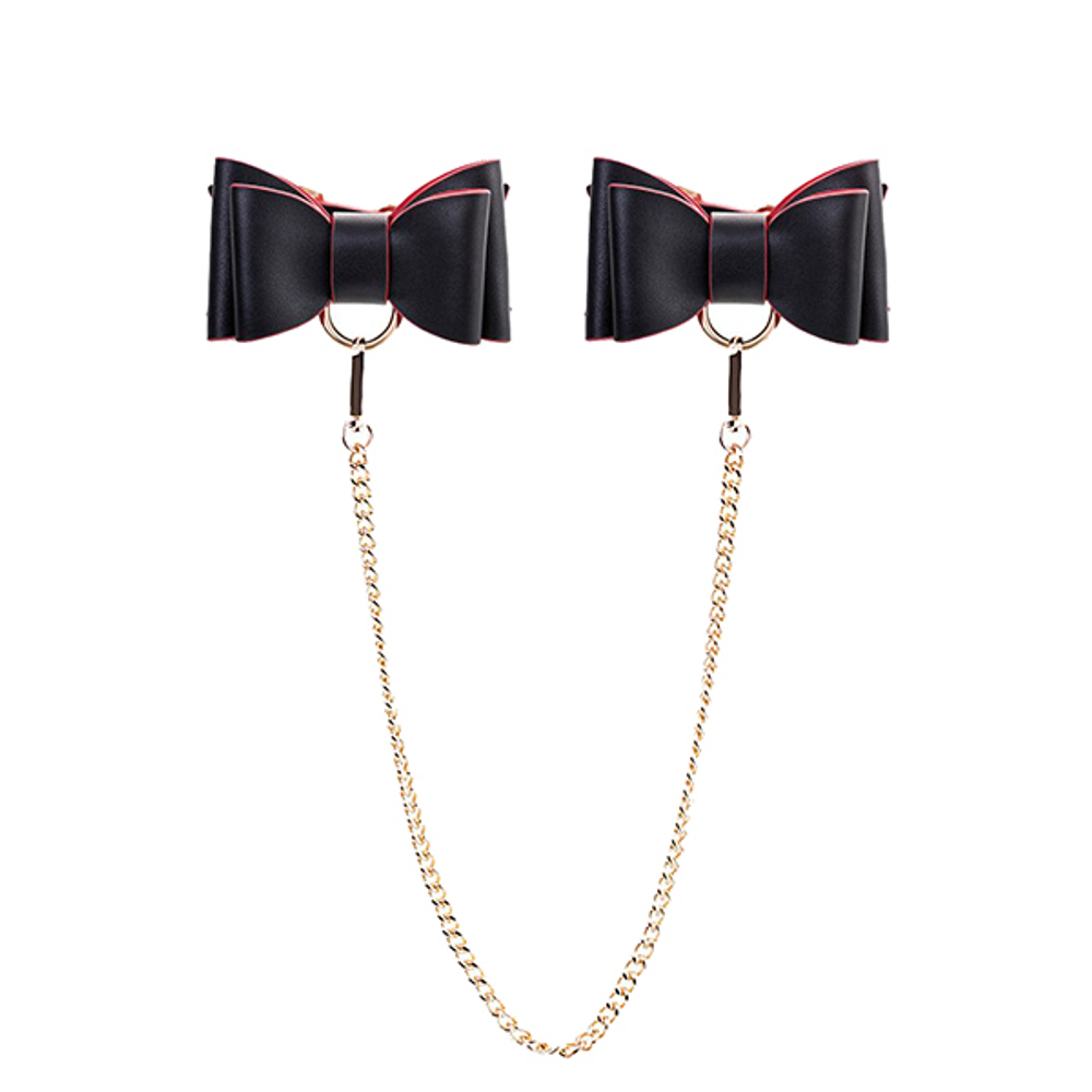 Черно-красный бондажный набор ToyFa Theatre Bowtie 700050