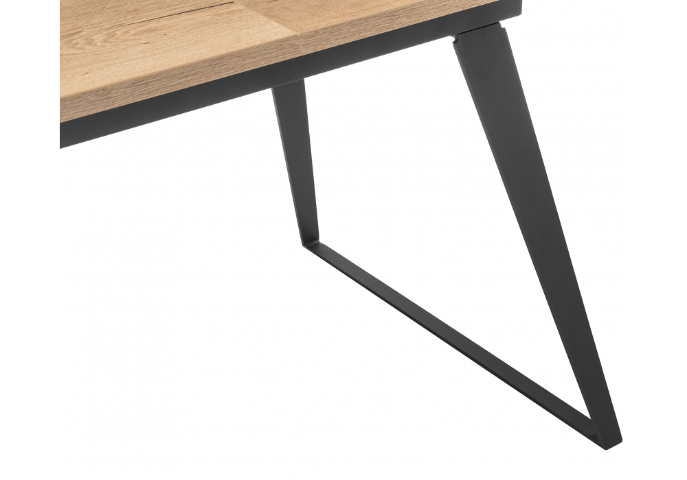 Стол деревянный Woodville Кхал галифакс натуральный, графит