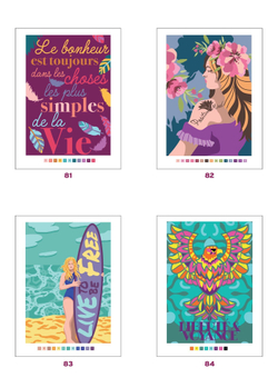 Раскраска по номерам Coloriages mysteres Disney Pensees positives - Арт Терапия Дисней / 9782376715368