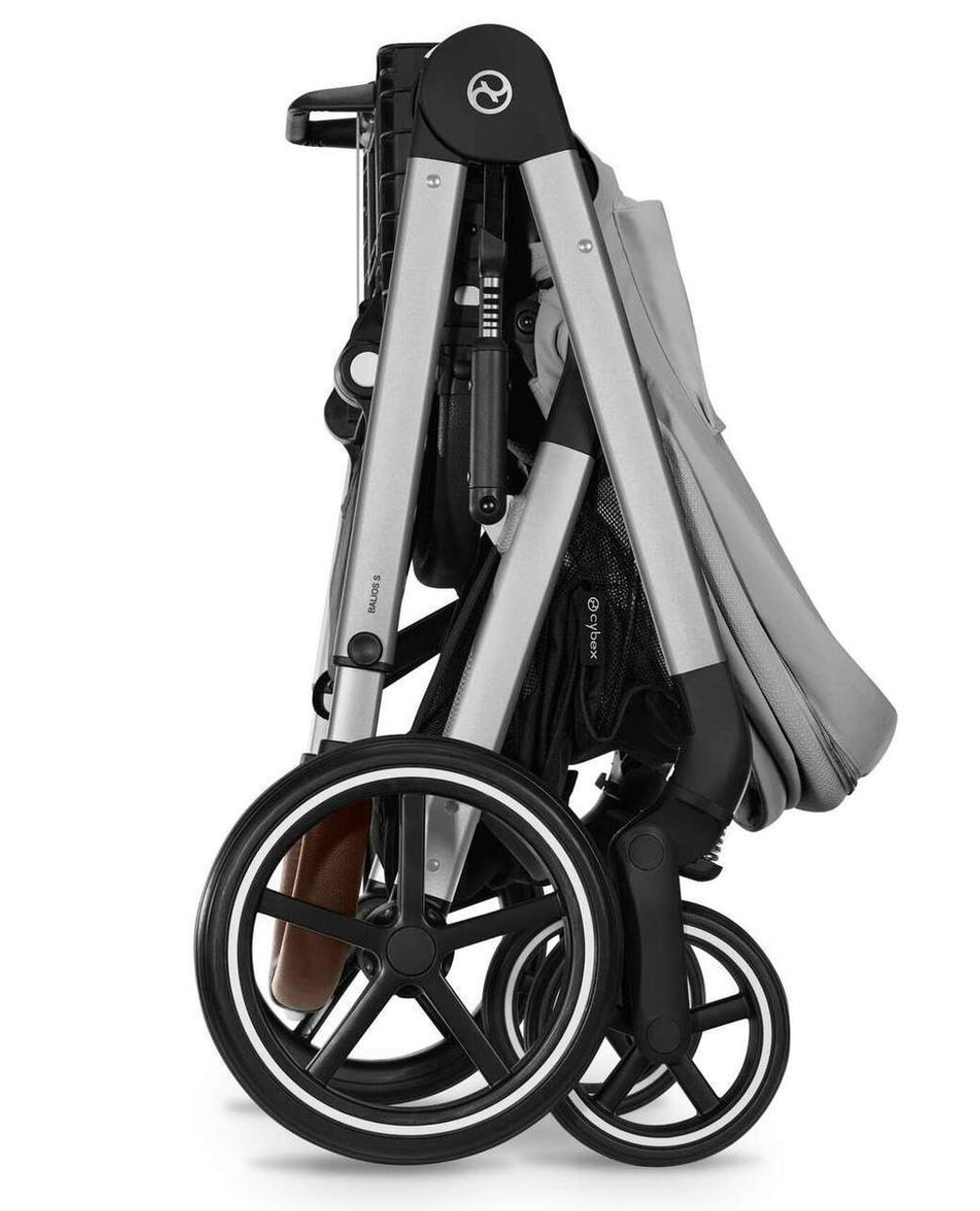 Коляска Cybex Balios S Lux SLV complete Cloud T Sepia Black Plus Base T 4 в 1 Stone Grey с дождевиками