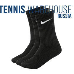 Теннисные носки Nike Everyday Cotton Lightweight Crew 3P - черный