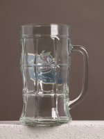 Подарочный набор мужской «Мужику!», гель для душа, 500 мл и пивная кружка, 500 мл