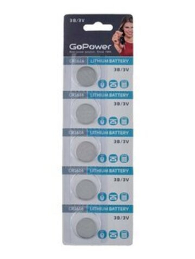 GoPower CR1632 bl 5 уп. 100