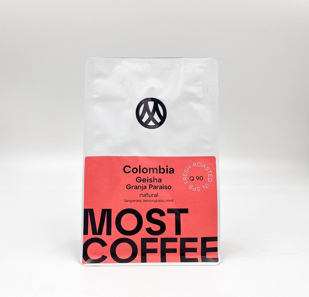 Колумбия Гейша Гранжа Параисо, натуральная, фильтр (250 гр/ В зернах)