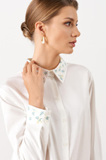 23016 Блузка женская (молочный)