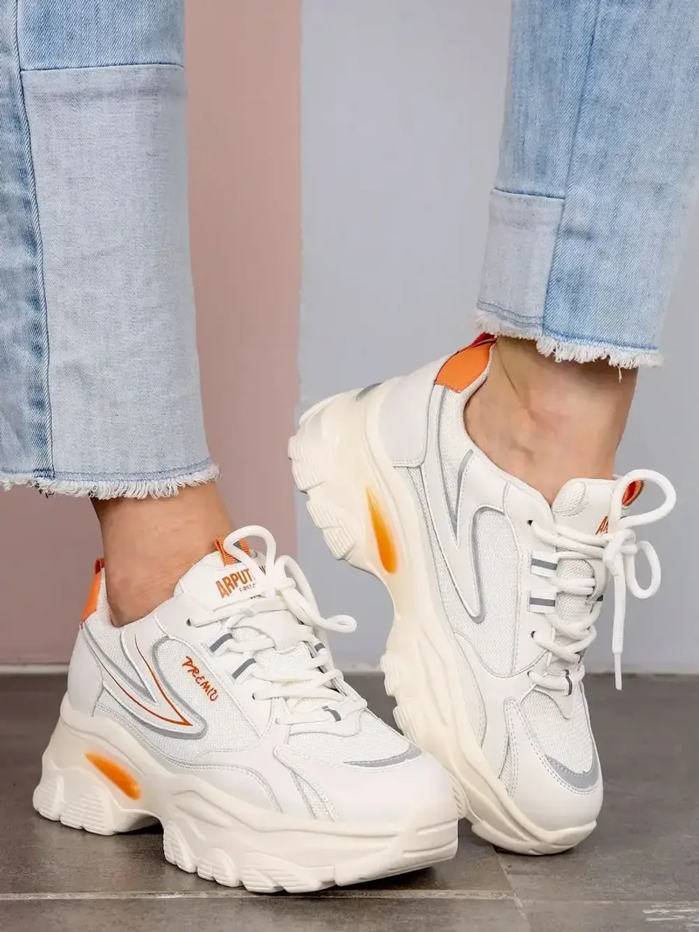 Кроссовки женские натуральная кожа