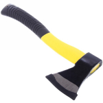 Топор кованый, пластиковое прорезиненное топорище 600 г