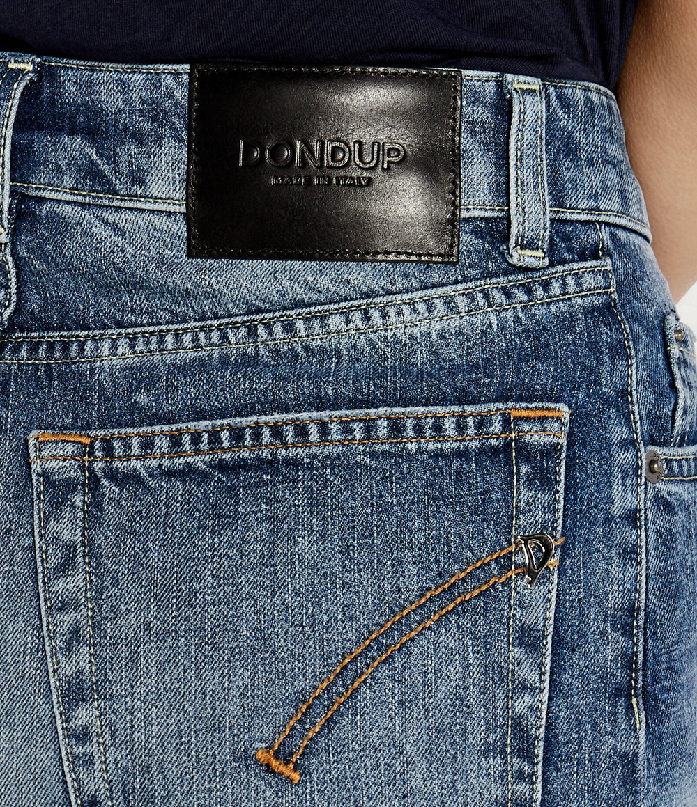 Джинсовые шорты KATE DONDUP - made in Italy - темно-синий (DP681 DF0269D GX6)