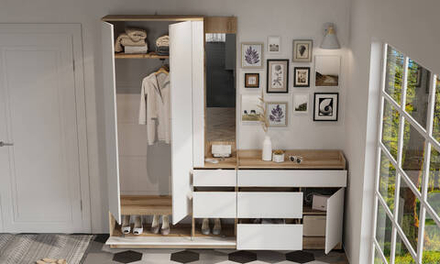 Брауни (МебФонд) Набор мебели для прихожей (комплектация №1)