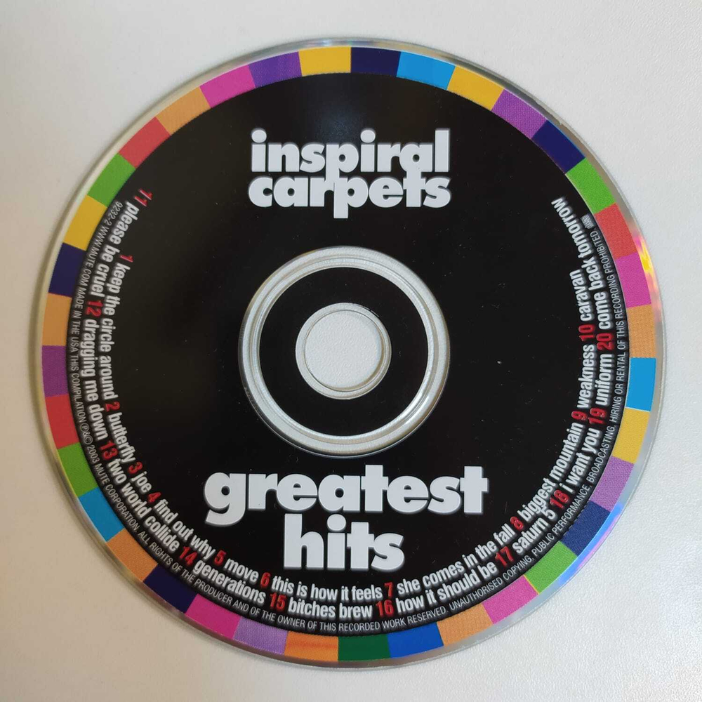 CD Inspiral Carpets - Greatest Hits (США 2003г.)