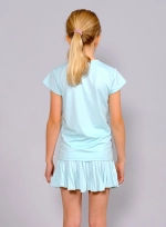 Майка для девочек RS Performance Top - Mesh REC (Soft Teal/White) 252J005-003