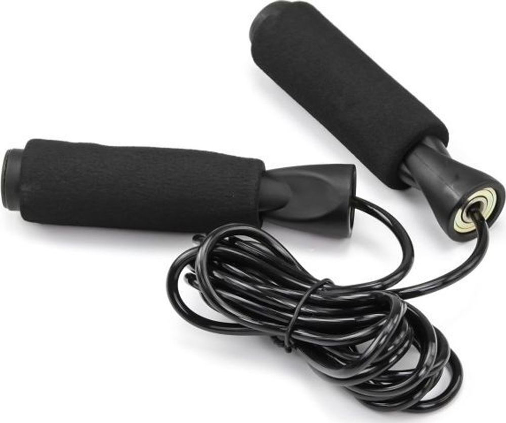 Скакалка с подшипниками, черная