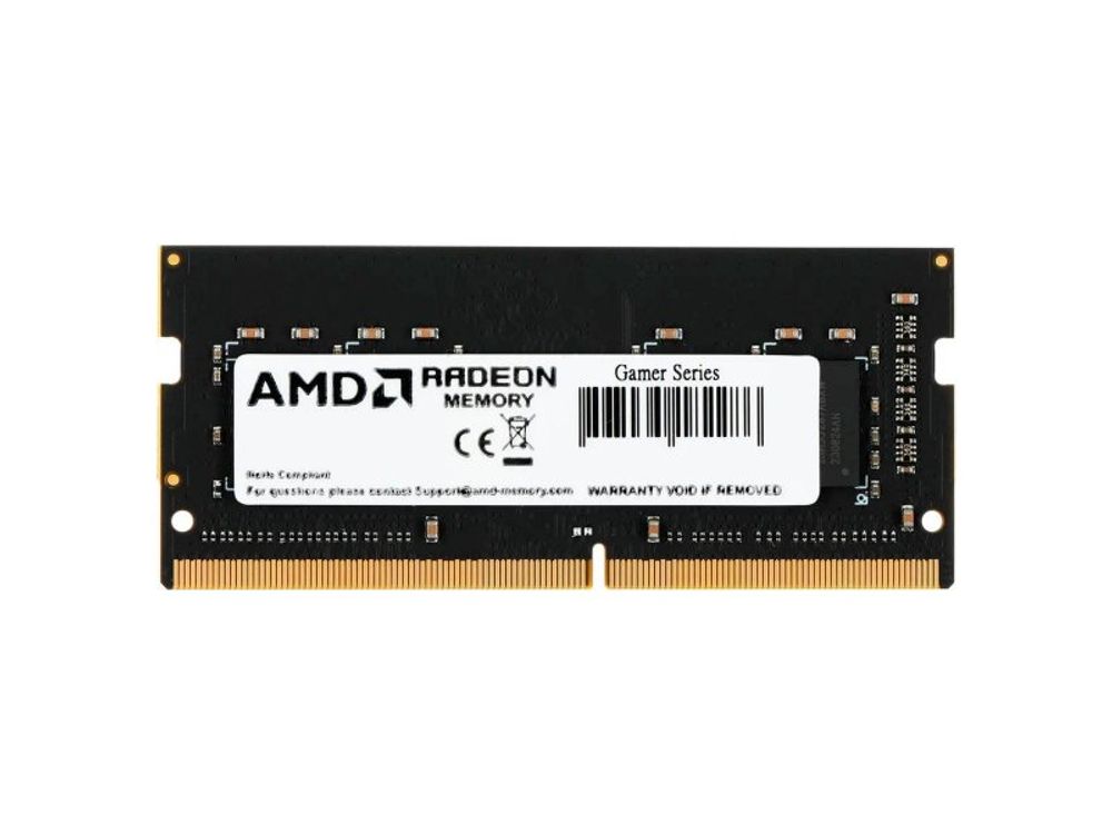 Оперативная память AMD R9 Gamer Series R948G2806S2S-UO, DDR4 1х 8ГБ 2800 МГц, SODIMM, OEM