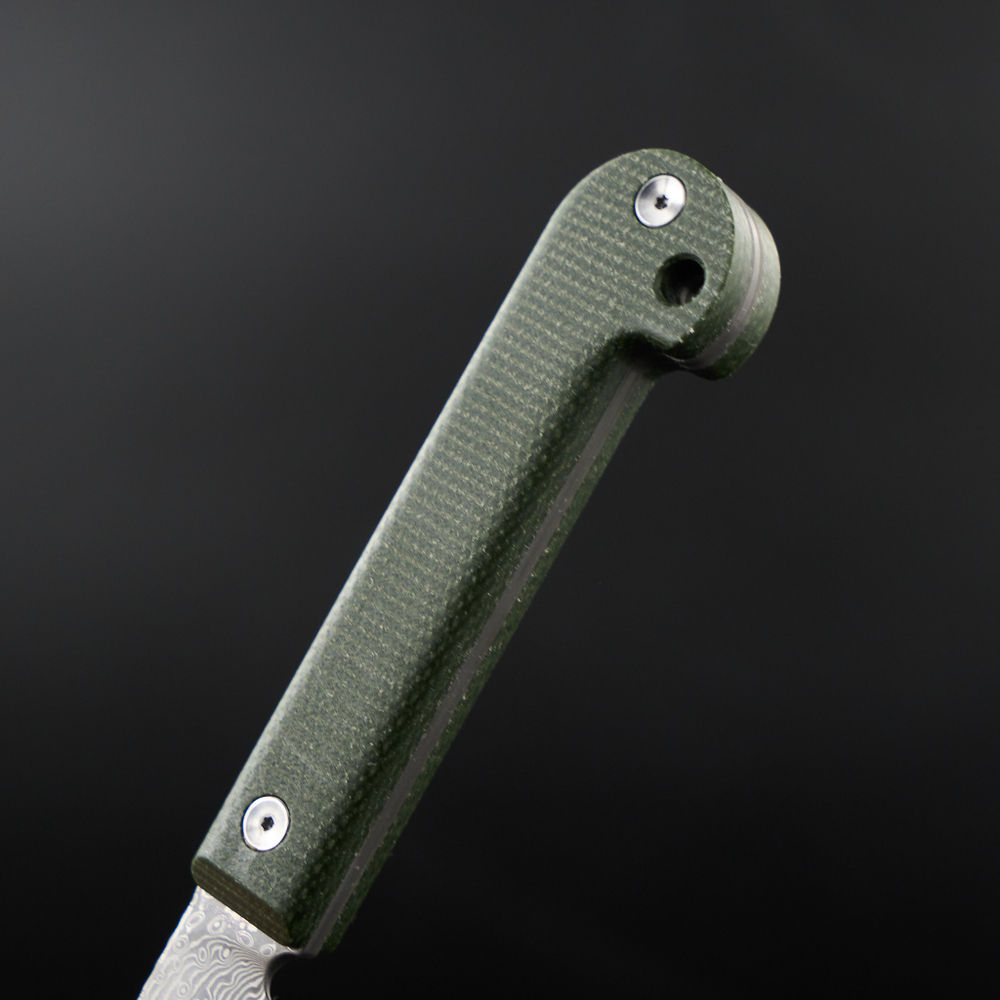 Ataman Damascus Green micarta