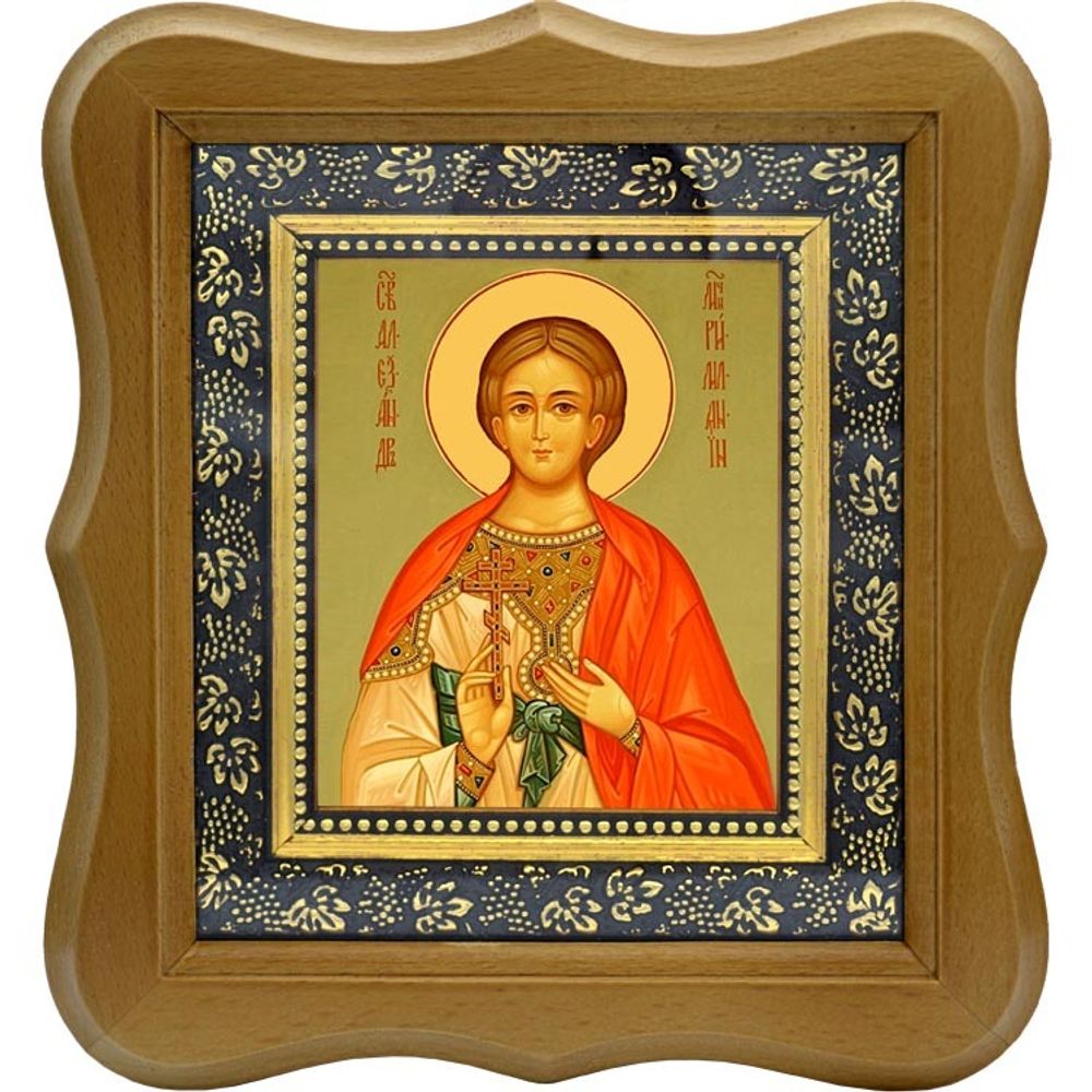 Александр Римлянин мученик. Икона на холсте.