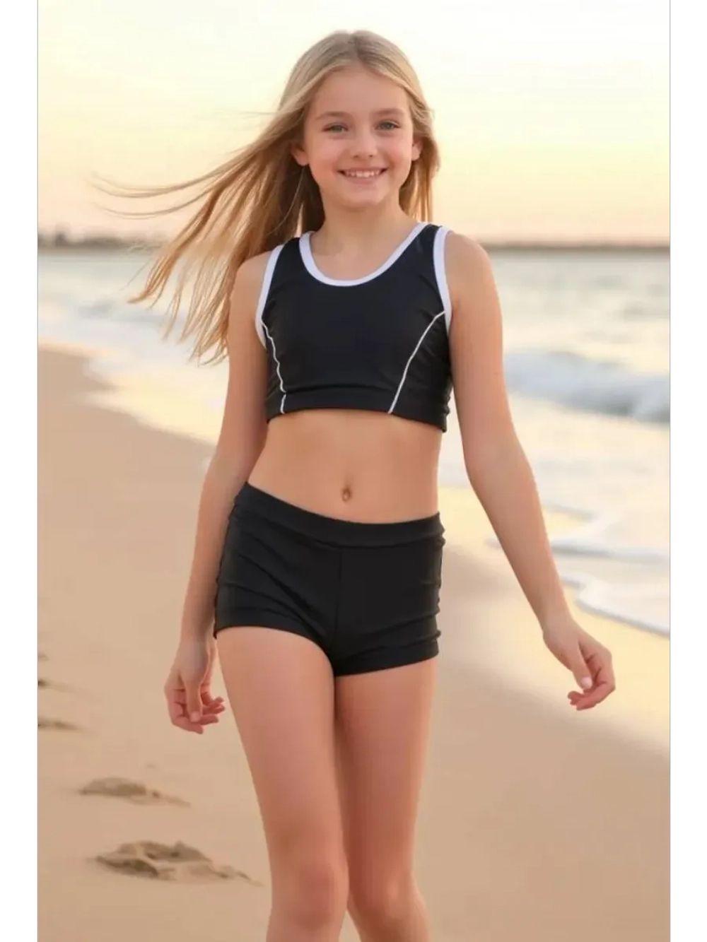 купальник раздельный 3 в 1 спортивный топ шорты накидка