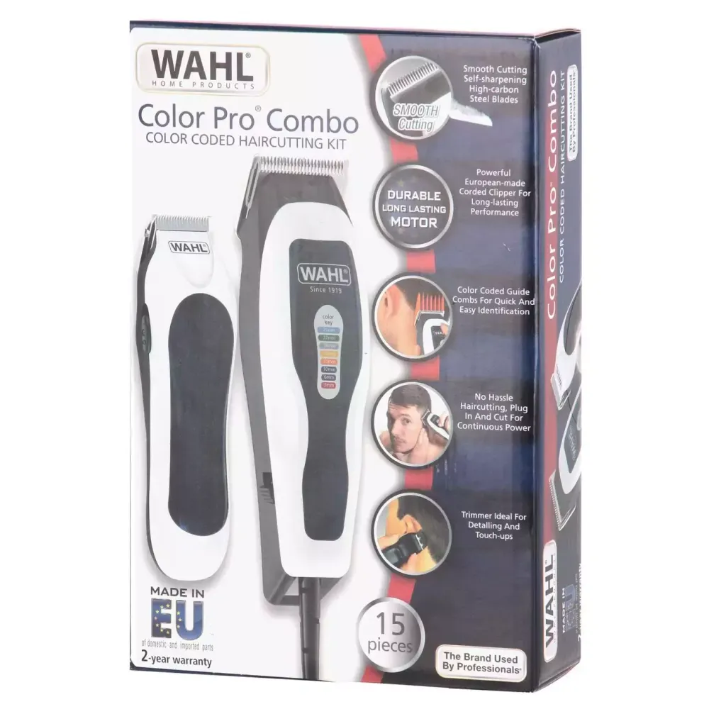 Машинка для стрижки волос + триммер Wahl ColorPro 100 Combo (1395-0465) - 5